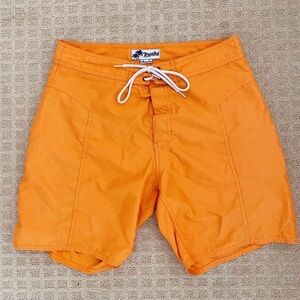 Trunks Surf & Swim Co men's orange swimming board Shorts trunks size 32
